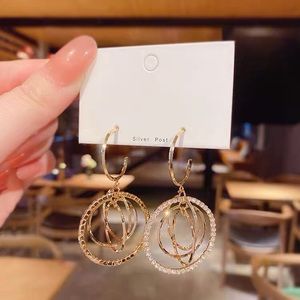 Oversize Geometry Sphere Chandelier Earring